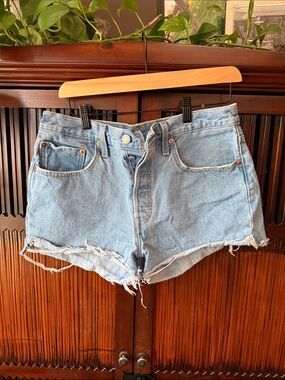 Levi's Light Wash 501 Shorts